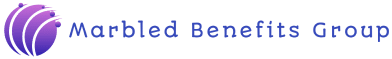 Marbled logo